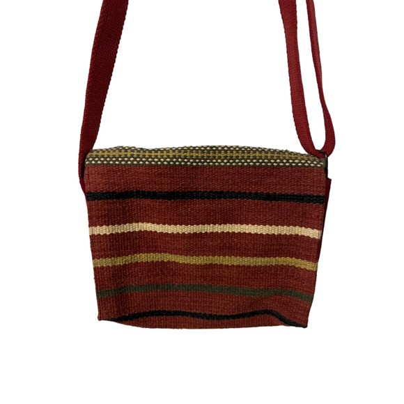 Crosstree Lane Crossbody Messenger Purse Adjustable Strap Aztec Serape Boho - Picture 11 of 12